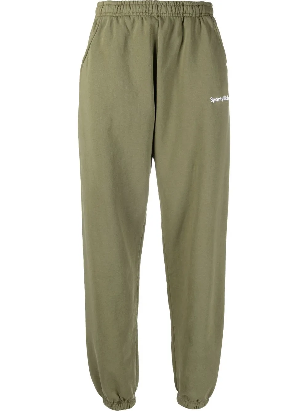 

Sporty & Rich pants con logo estampado - Verde