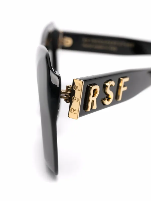 Retrosuperfuture Zenya geometric-frame Sunglasses | Black