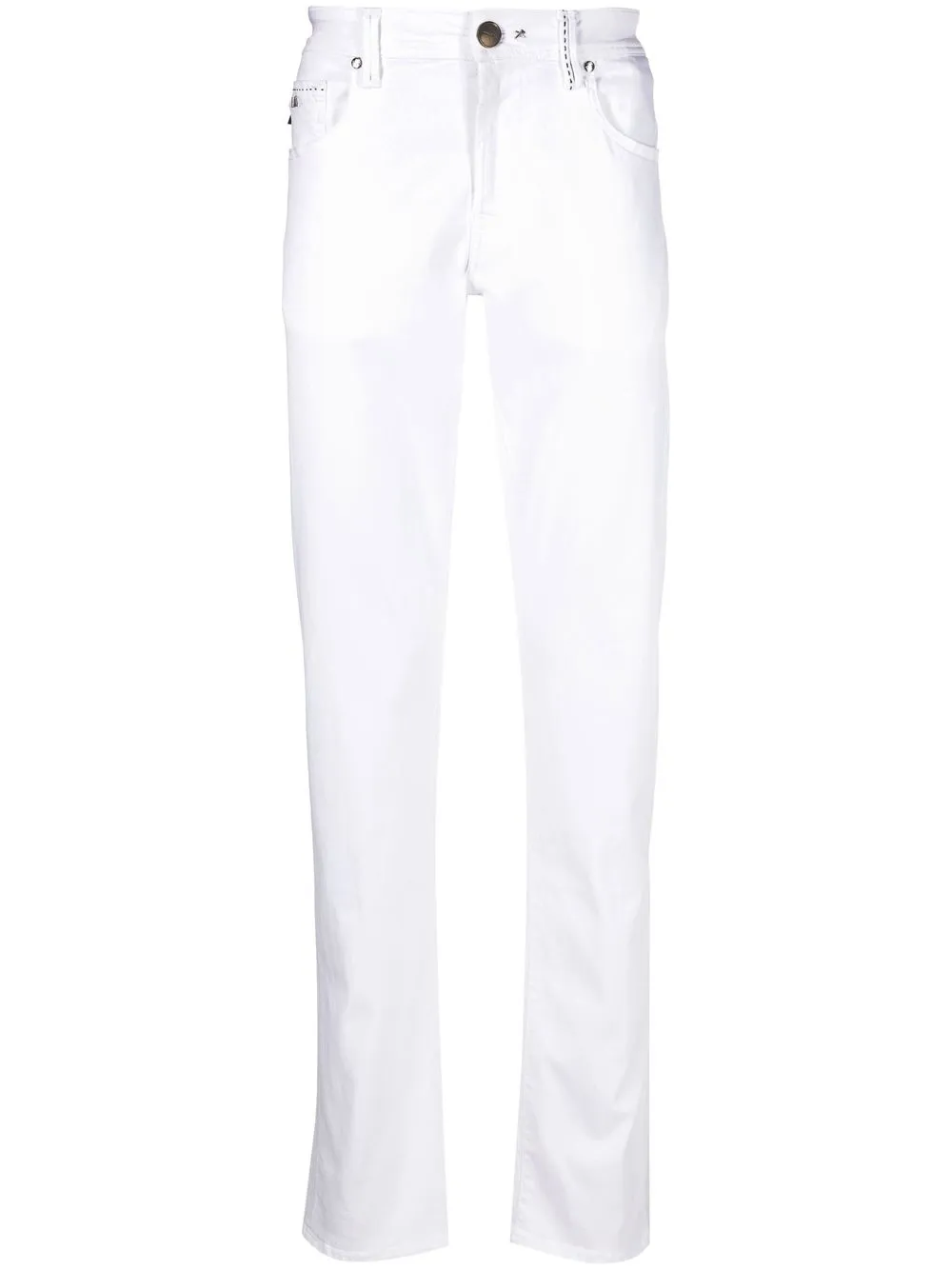 

Sartoria Tramarossa pantalones rectos con combinación - Blanco