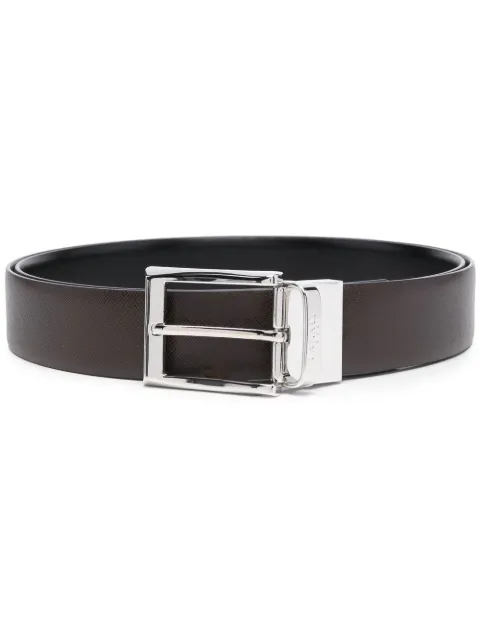 Canali buckle-fastening belt