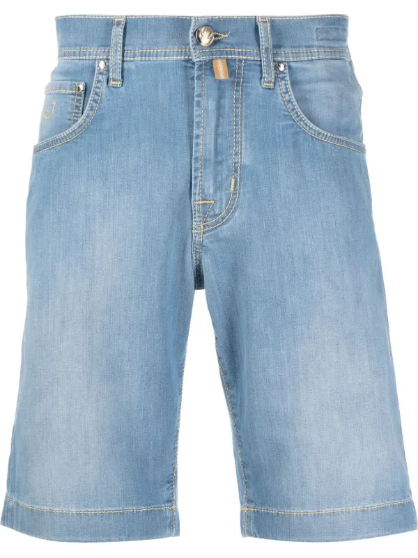 Jacob Cohen logo-patch Denim Shorts 
