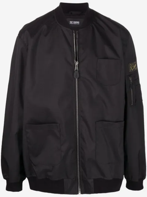 Raf Simons Echodomer-print bomber jacket