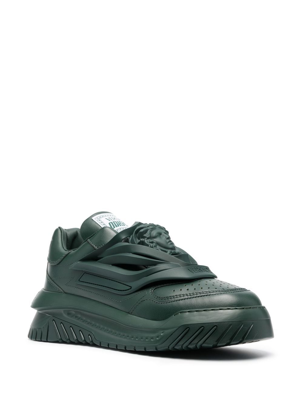 Versace Odissea Chunky Leather Sneakers - Farfetch