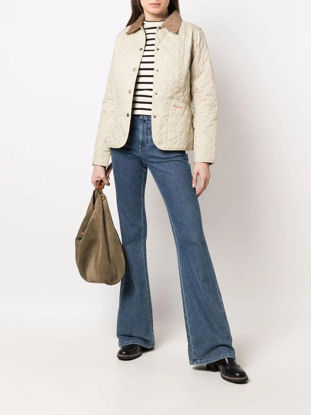 Barbour Summer Liddesdale Quilted Jacket - Neutrals 