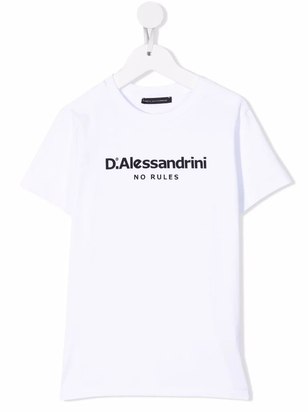 

Daniele Alessandrini playera con logo estampado - Blanco