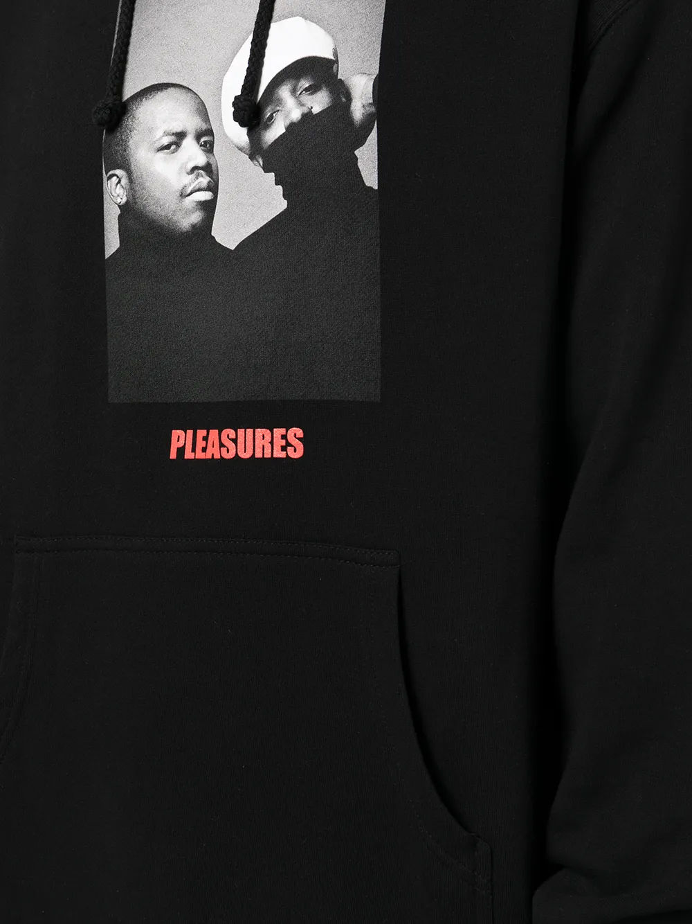 Graphic-Print Oversized Hoodie