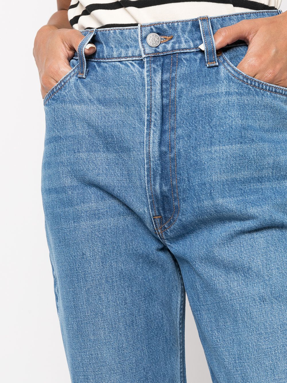 Mother High-waisted Denim Jeans In Blue | ModeSens