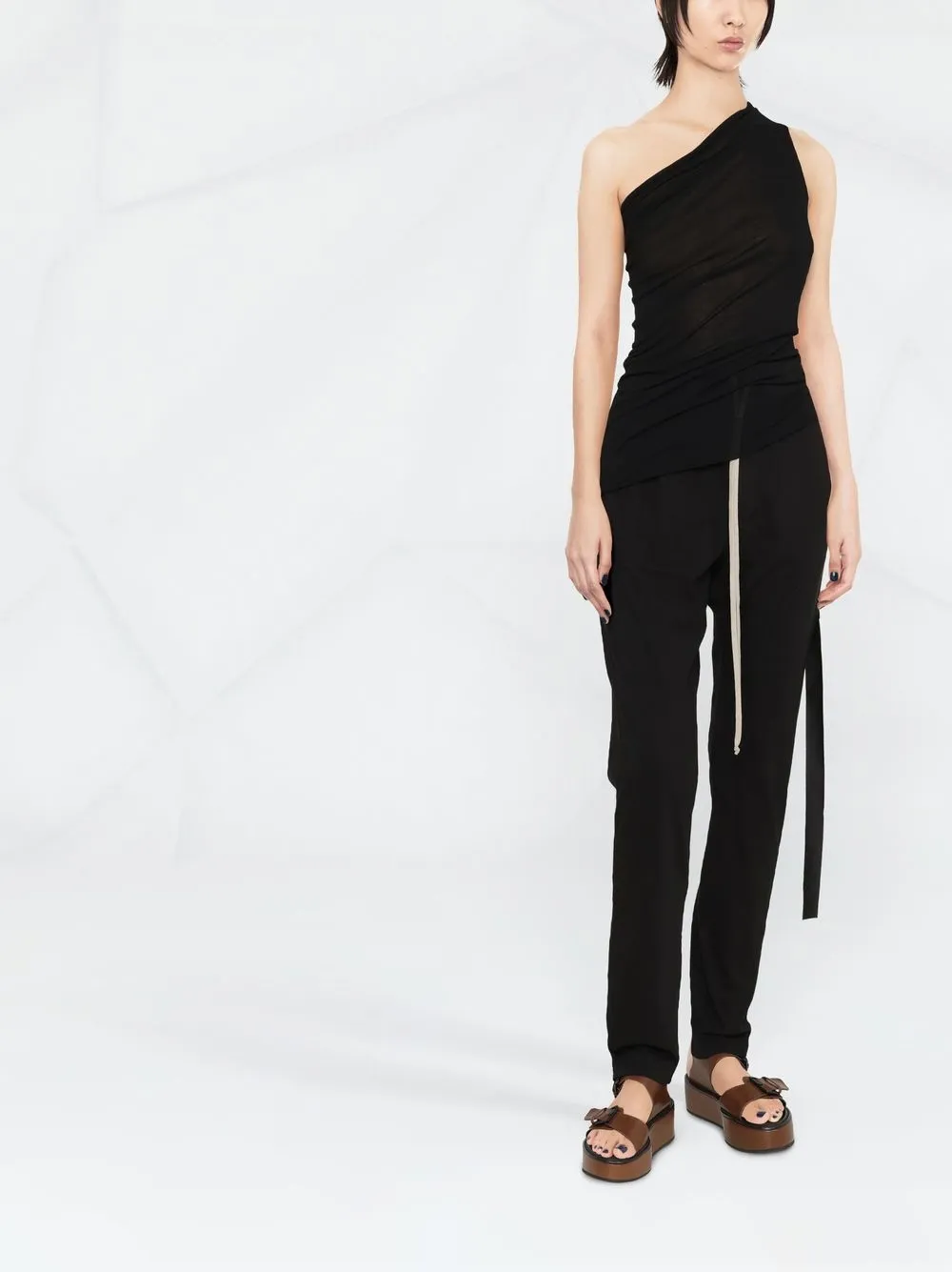 Rick Owens DRKSHDW Straight trainingsbroek - Zwart