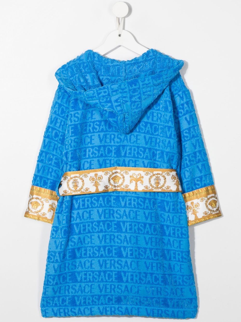 Image 2 of Versace Kids I Love Baroque hooded bathrobe