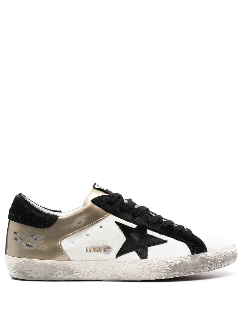 

Golden Goose tenis bajos Superstar - Negro