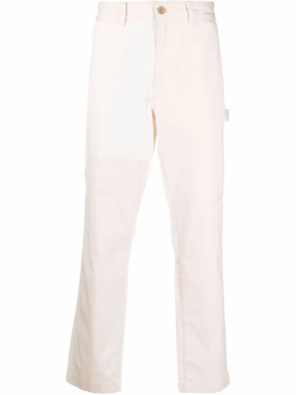 

Lacoste pantalones con diseño color block - Blanco