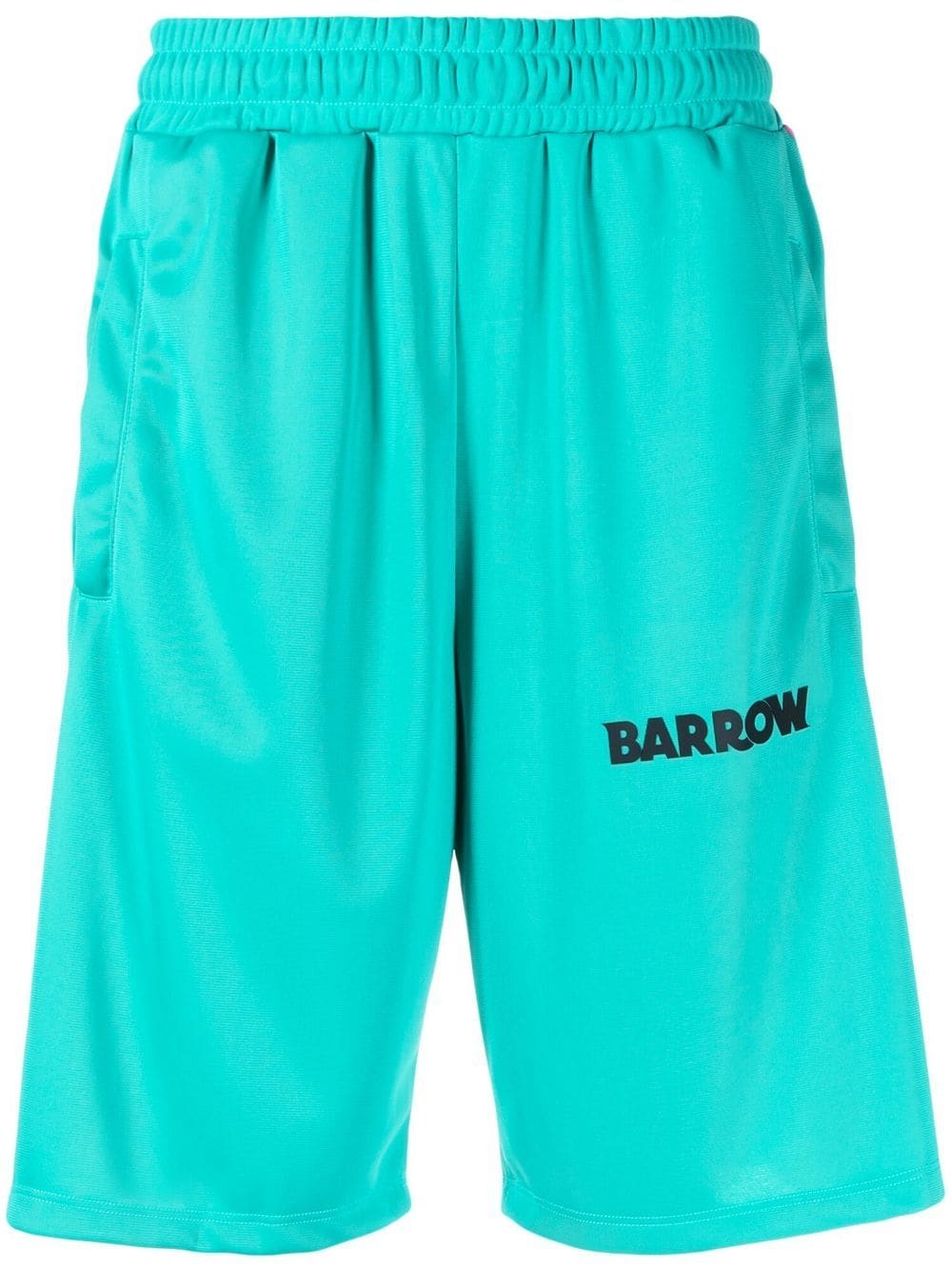 Barrow Logo-print Knee-length Shorts In Grün