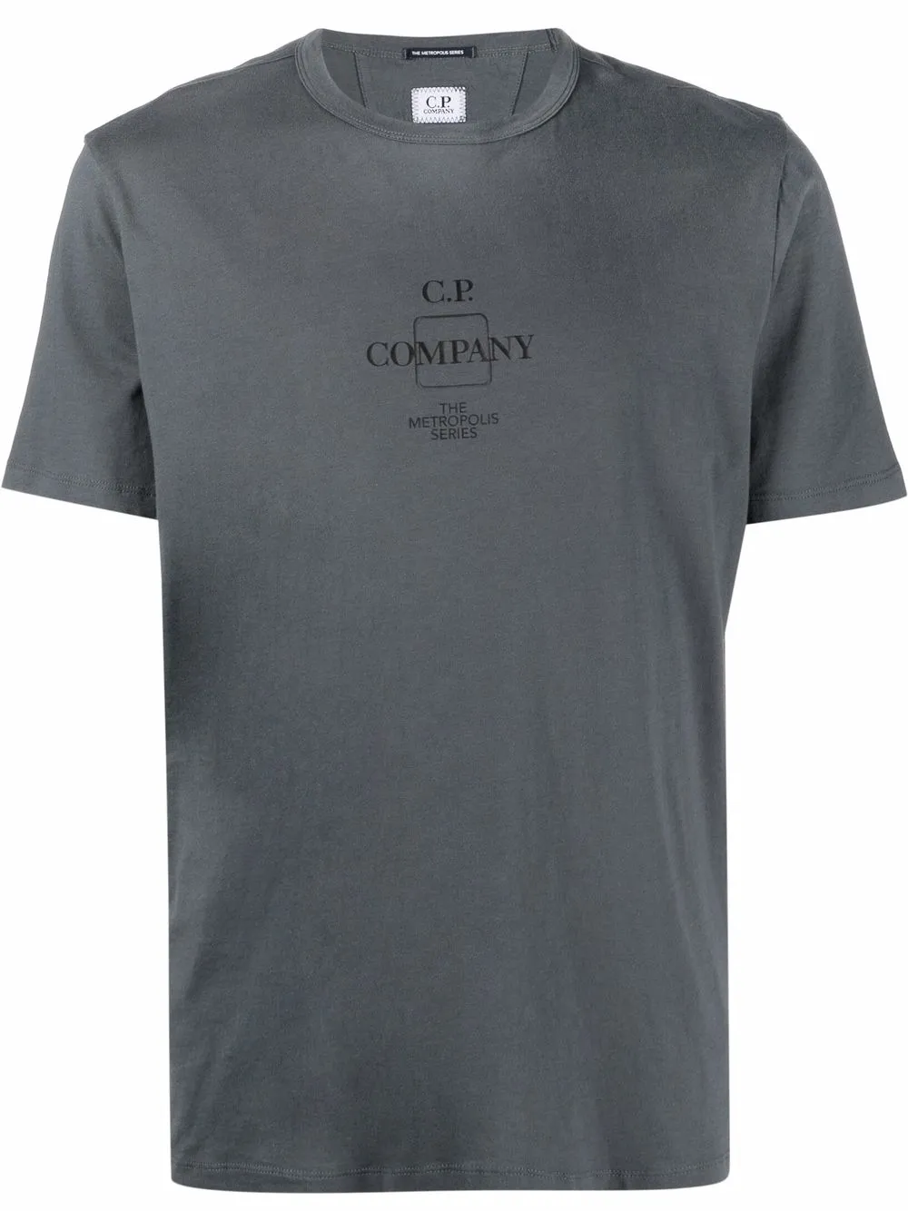 

C.P. Company playera con logo estampado - Gris