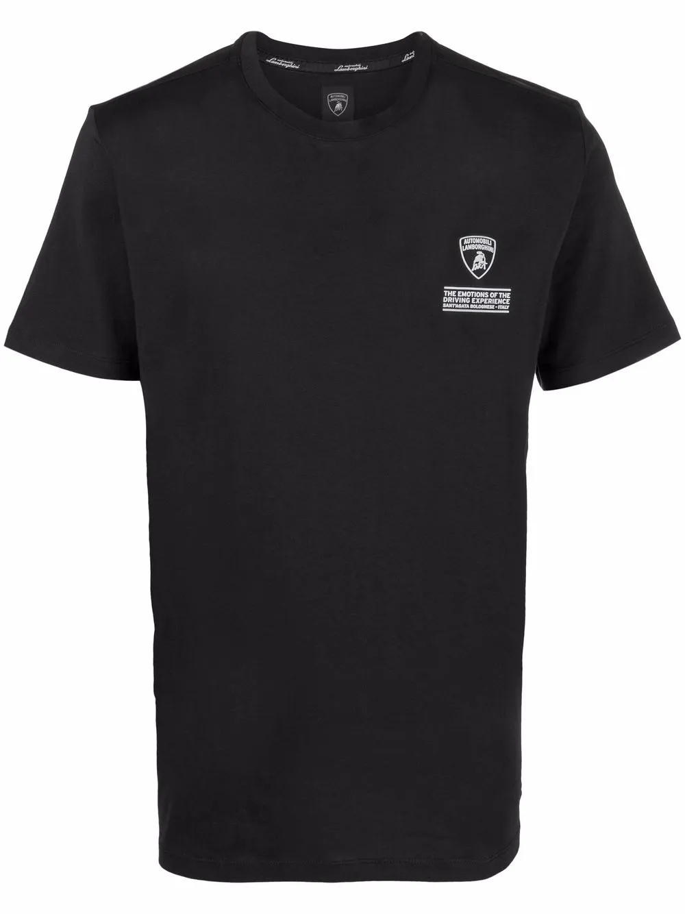 

Automobili Lamborghini playera con motivo del logo - Negro
