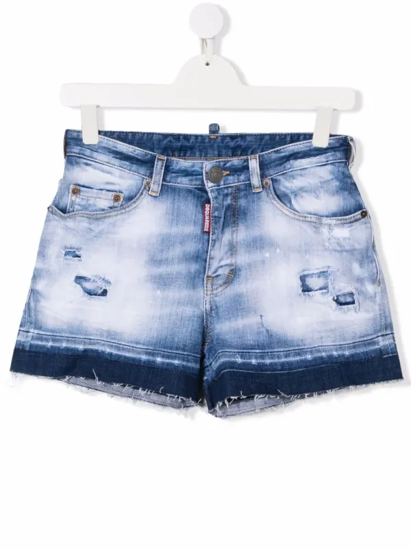 Dsquared2 Kids TEEN acid-wash Denim 