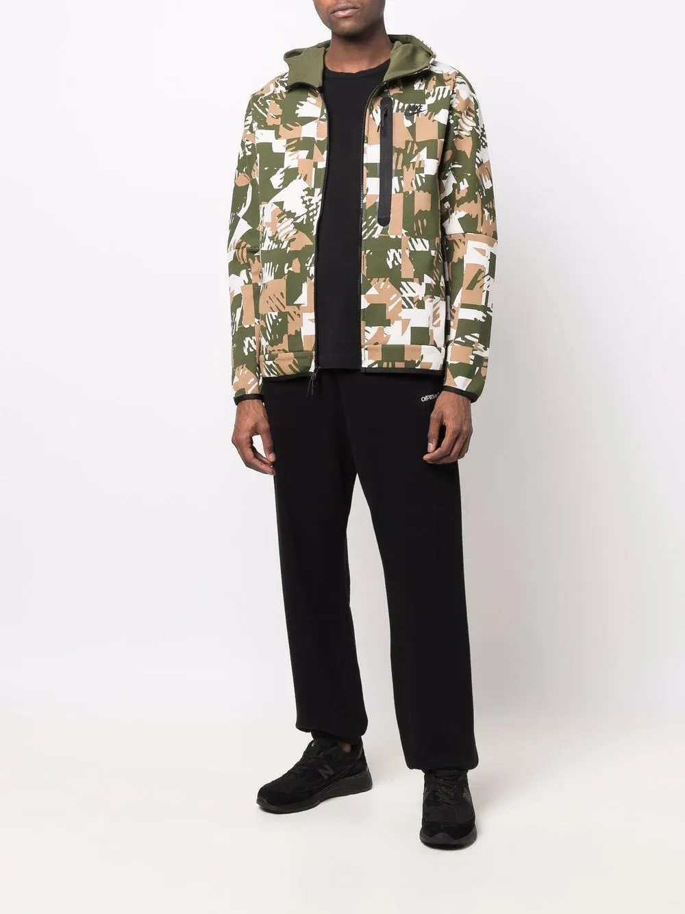 Nike geometric hooded zip jacket | Lightweight Jackets | Image 2