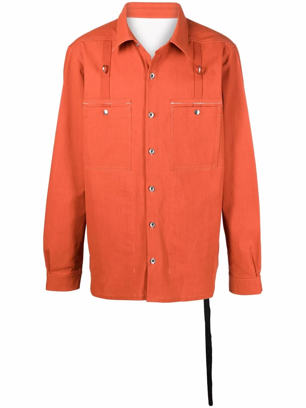 

Rick Owens DRKSHDW sobrecamisa con botones - Naranja