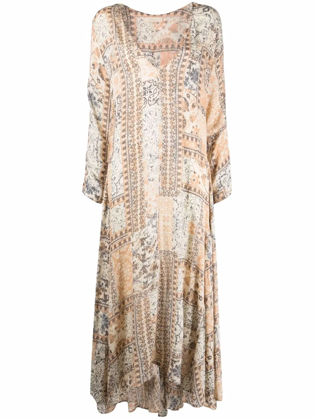 

Mes Demoiselles Charlton patterned maxi dress - Neutrals