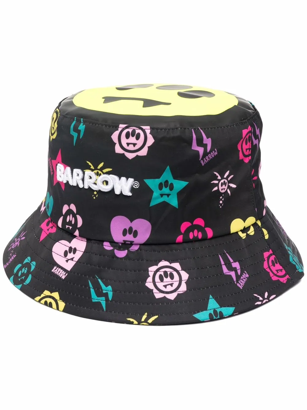 

BARROW gorro de pescador con logo estampado - Negro