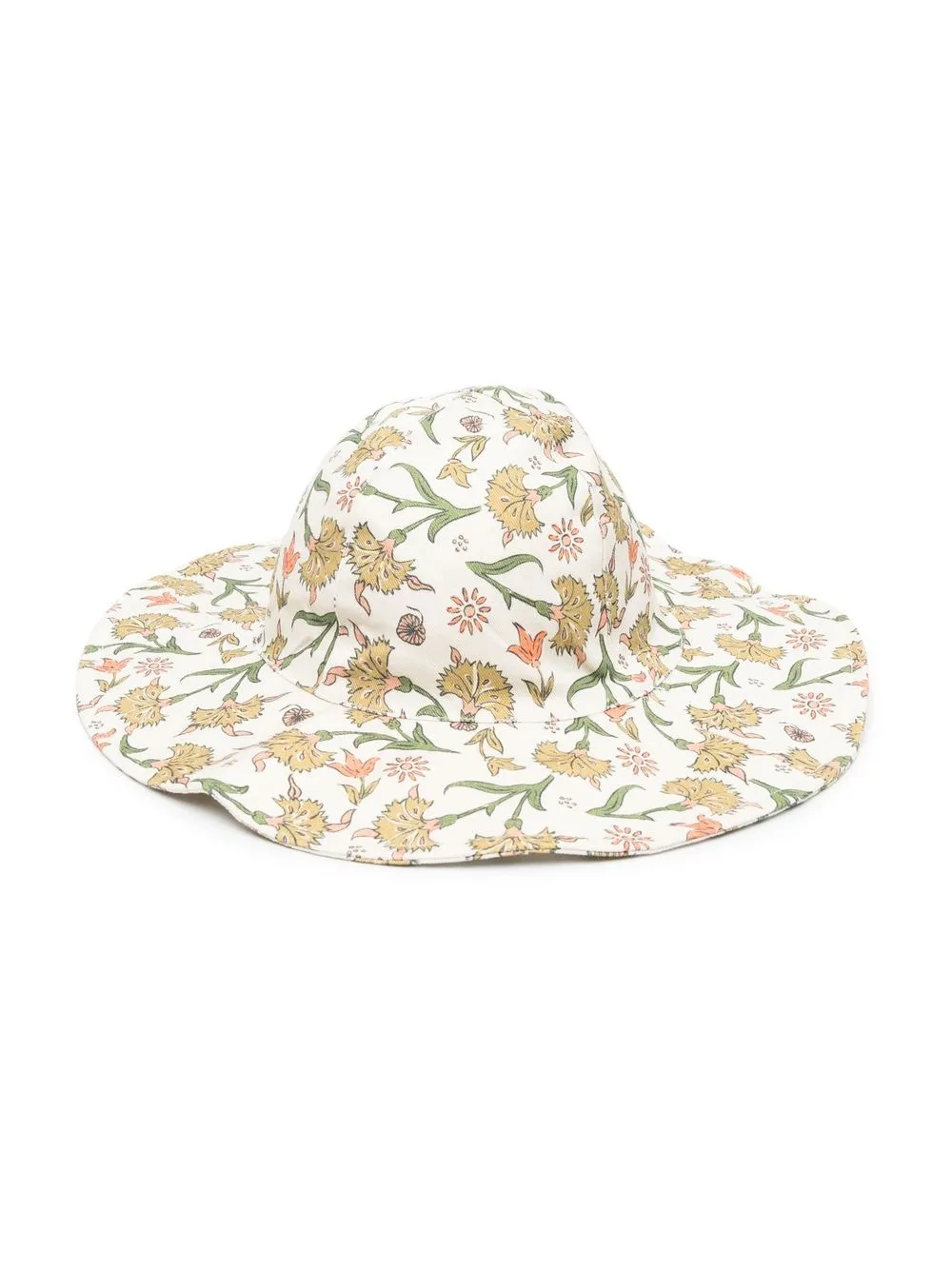 

THE NEW SOCIETY Indiana floral sun hat - Neutrals