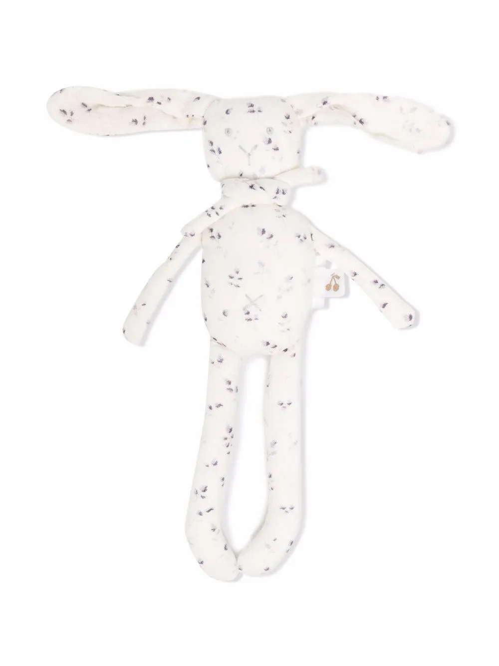 

Bonpoint floral-print studded bunny toy - White