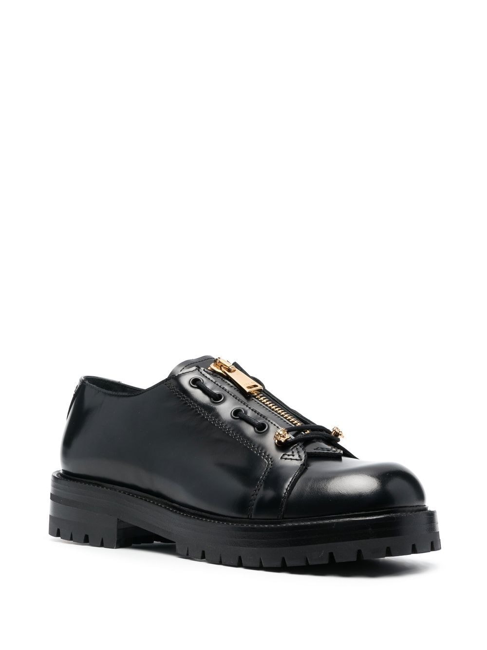 Versace Loafers met rits - Zwart