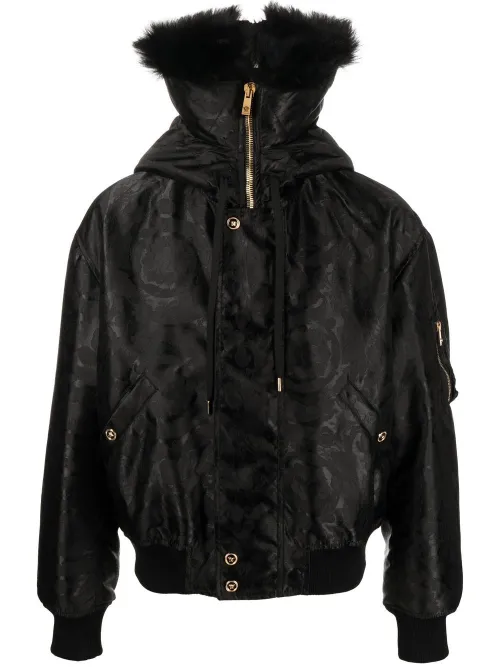 Veste à imprimé baroque - Versace - Modalova