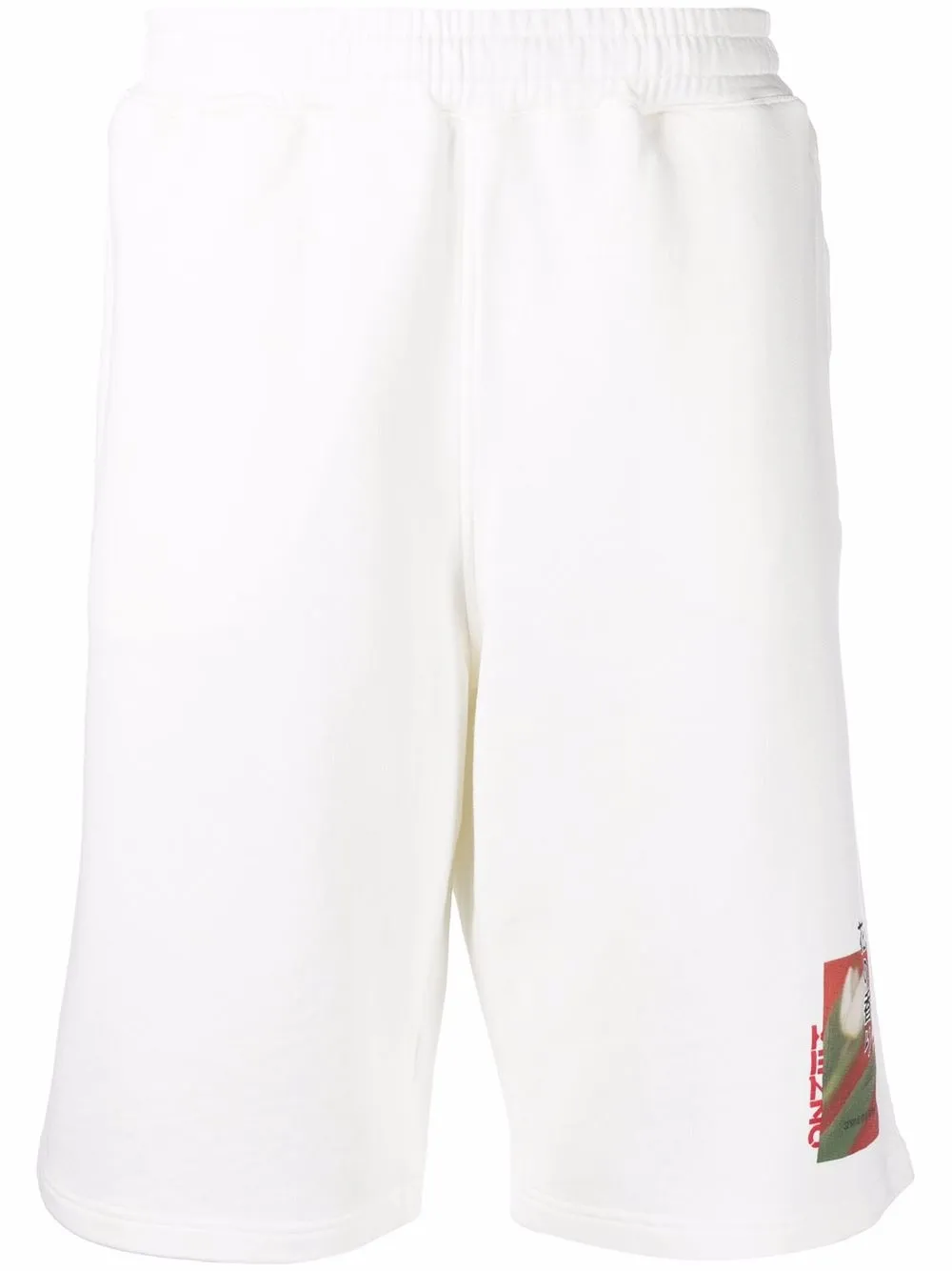 

Kenzo graphic-print track shorts - White