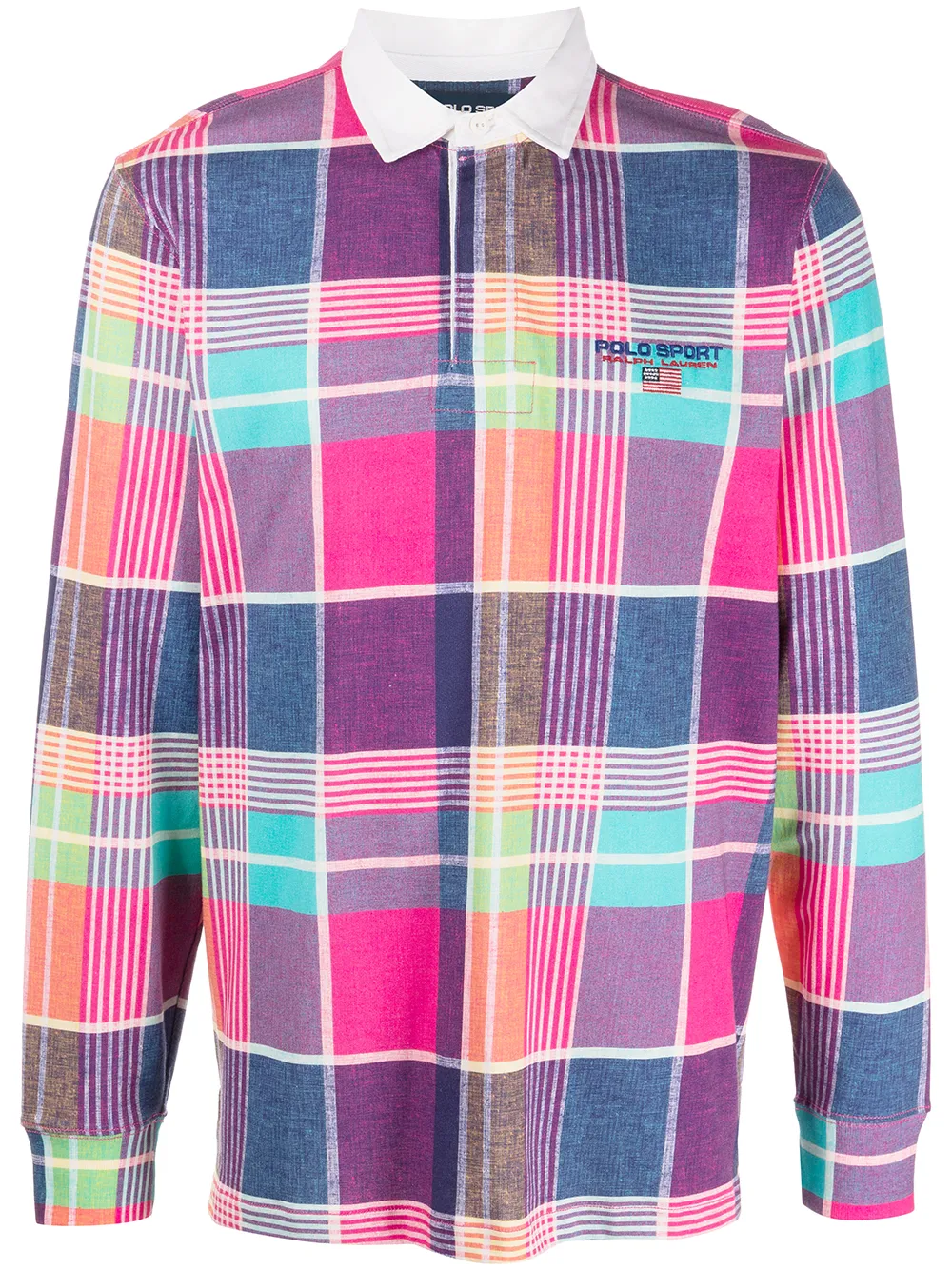 

Polo Ralph Lauren playera tipo polo con cuadros estampados - Multicolor