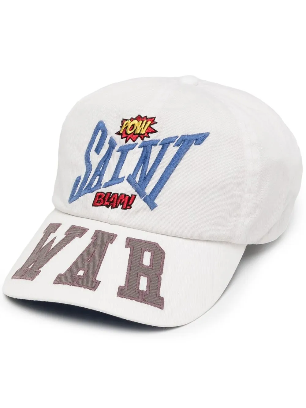 

SAINT MXXXXXX gorra con logo bordado - Blanco