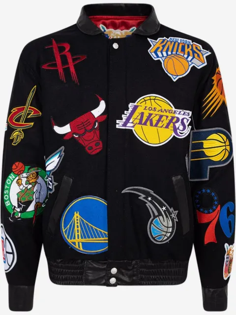 Jeff Hamilton x NBA Collage wool jacket