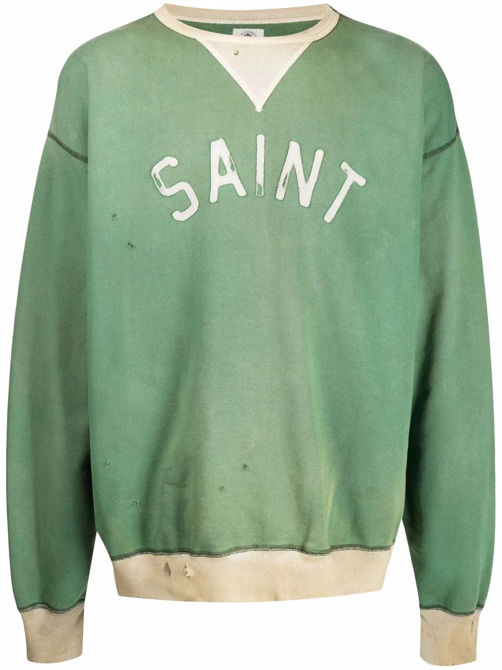 

SAINT MXXXXXX sudadera con logo estampado - Verde