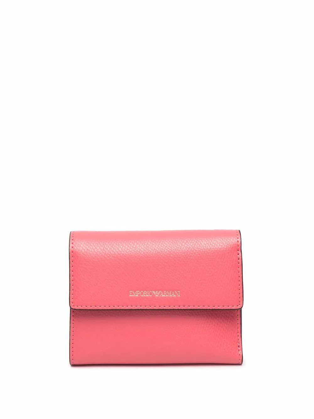 

Emporio Armani cartera plegable con logo - Rosado