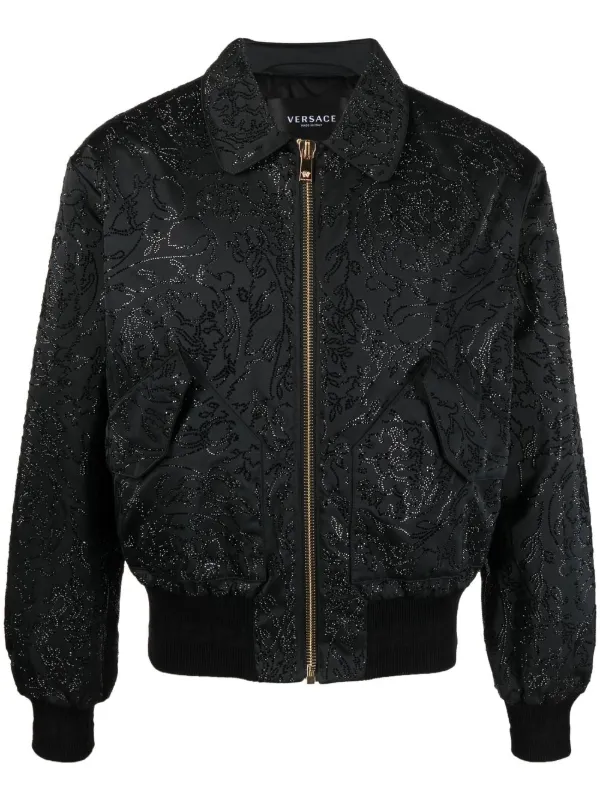 Versace rhinestone-baroque Jacket -