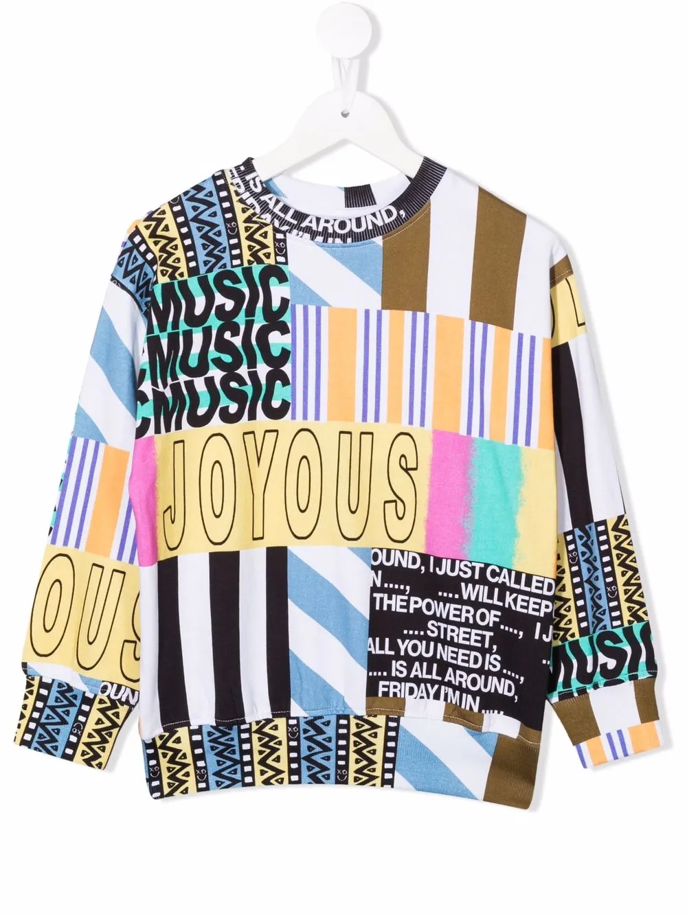 

Molo logo-print crew neck sweatshirt - White
