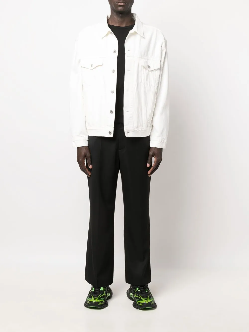 Balenciaga Cropped pantalon - Zwart