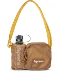 Supreme logo-patch side bag - Brown