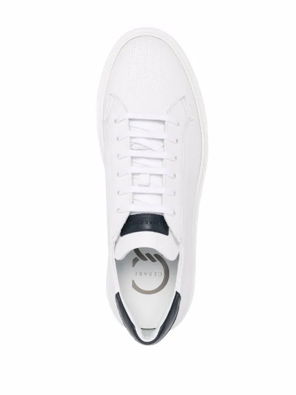 White leather outlet low tops