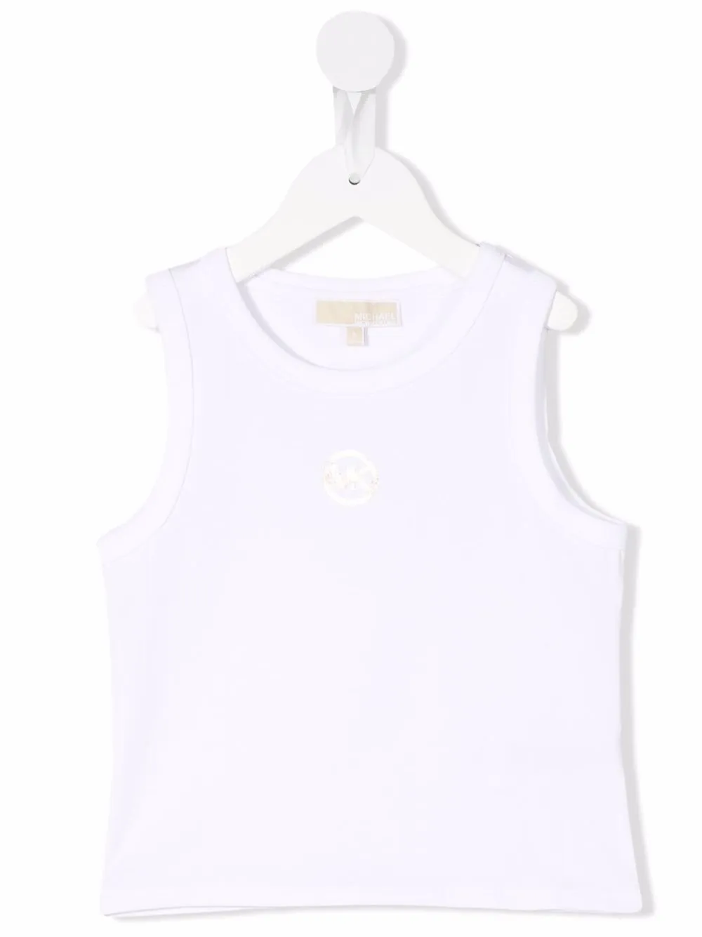 

Michael Kors Kids top con logo estampado - Blanco