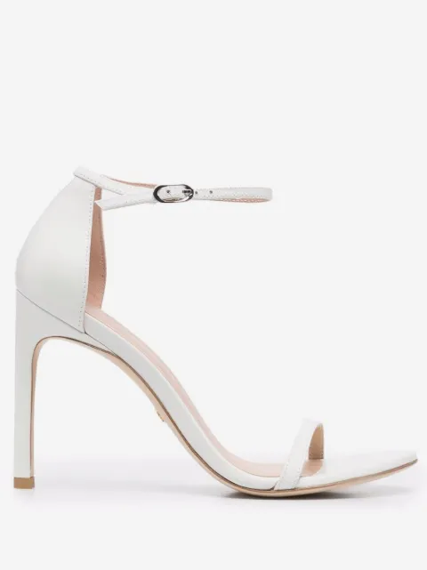 Stuart Weitzman stiletto-heel leather sandals 
