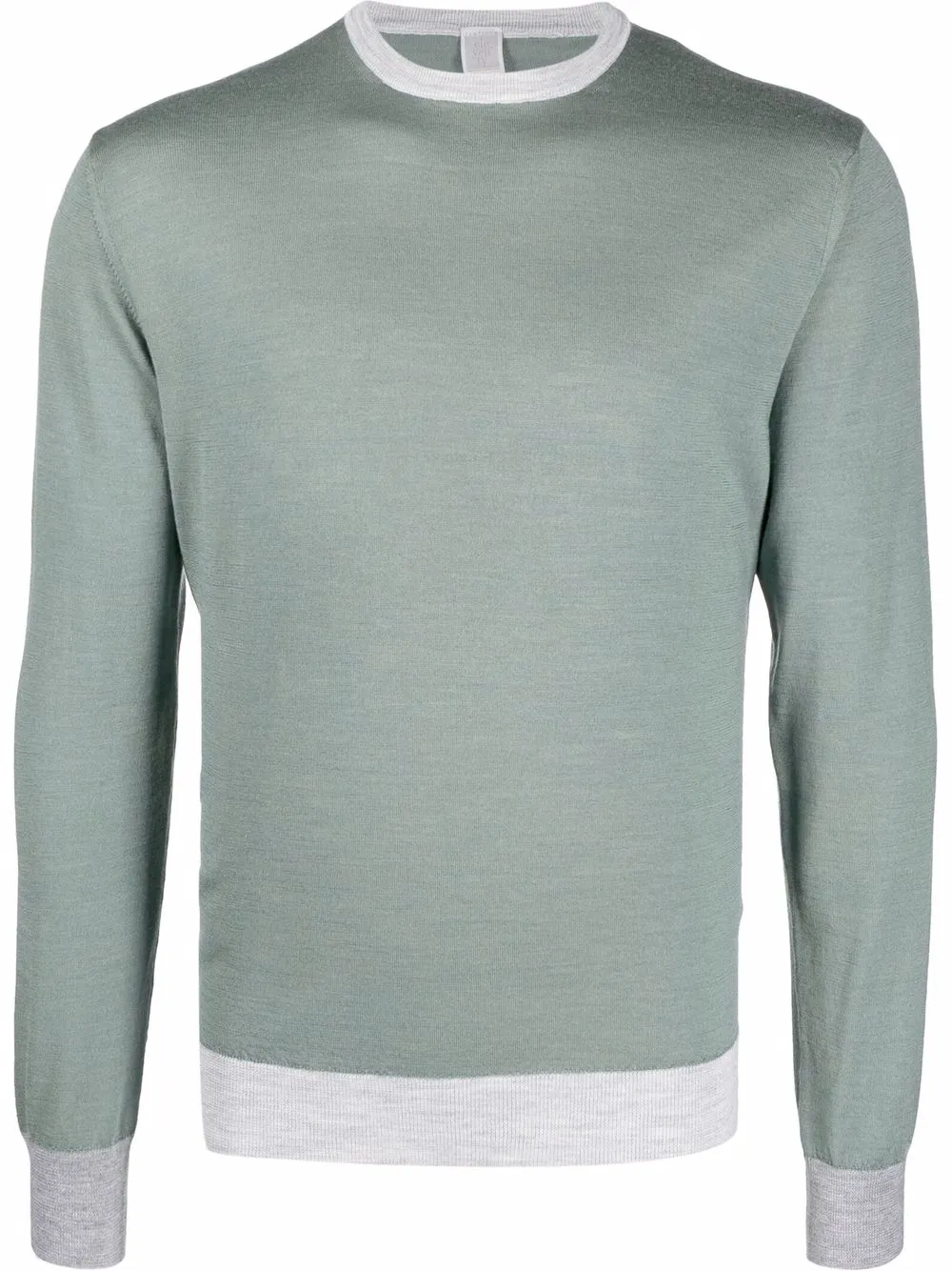 

Eleventy two-tone jumper - Green