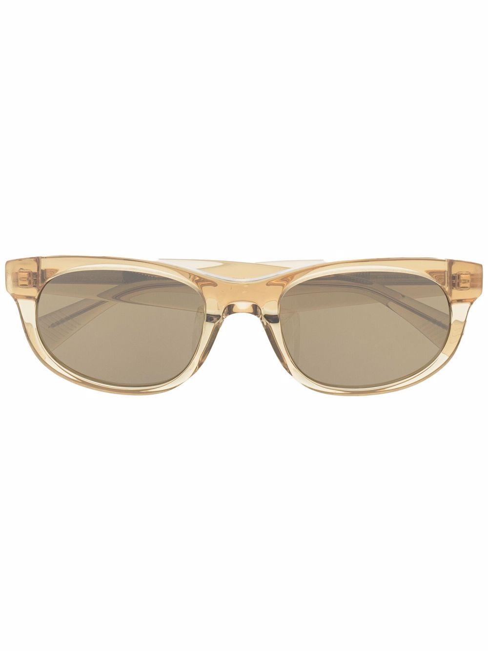 

Bottega Veneta Eyewear lentes de sol con armazón cuadrada transparente - Amarillo