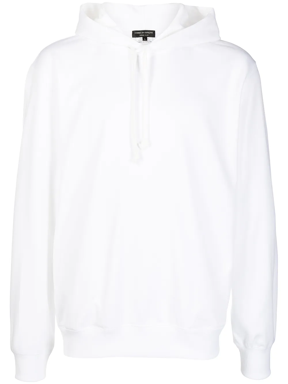 

Comme Des Garçons Homme Plus hoodie y estampado floral - Blanco