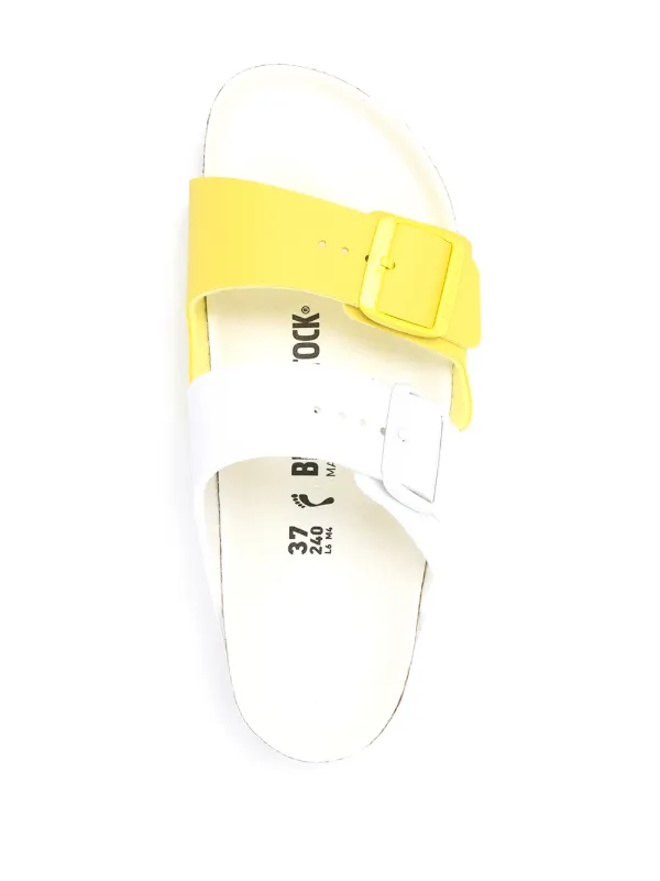 Birkenstock Logo Buckle Sandals Farfetch