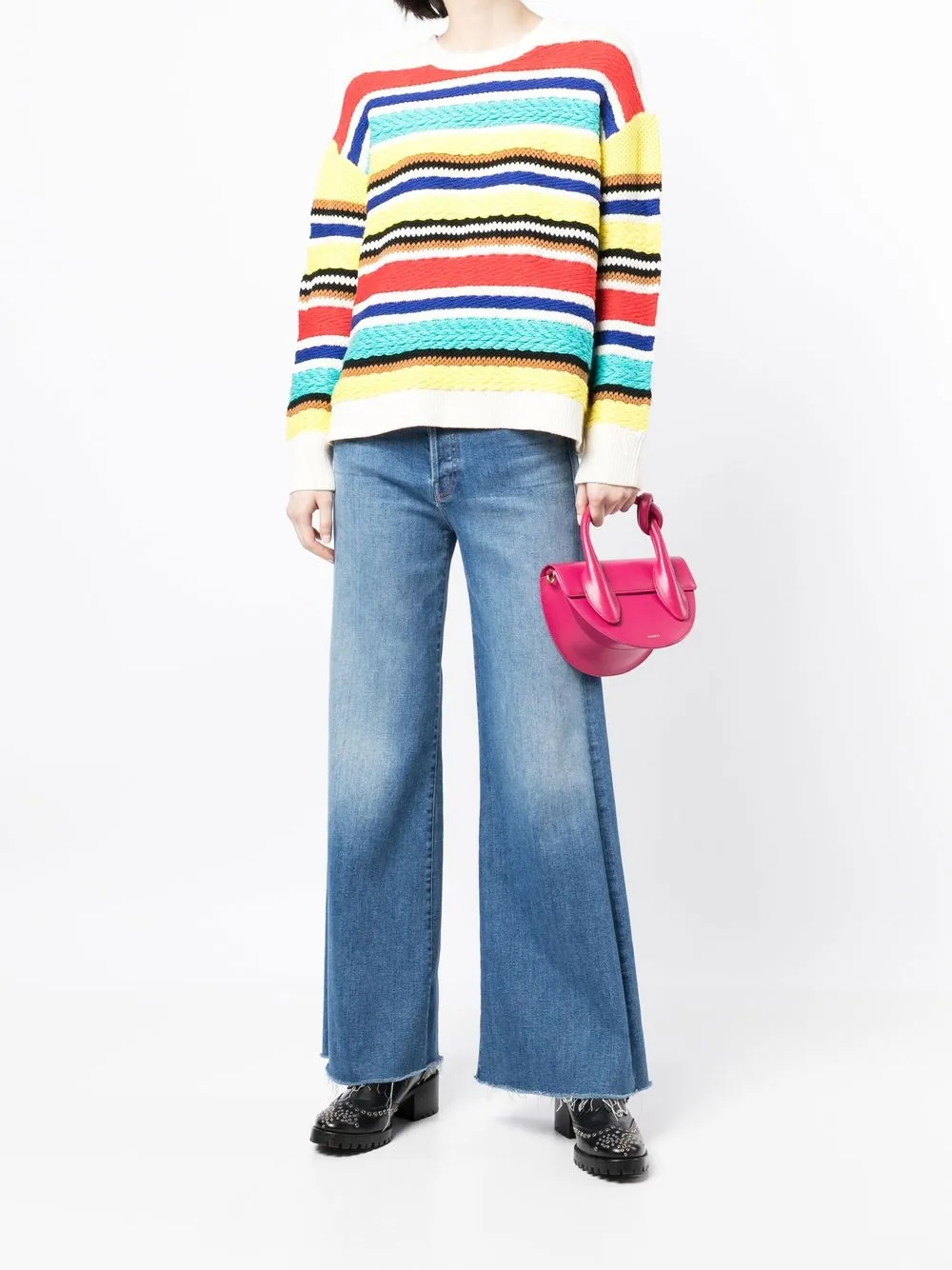 alice + olivia Gestreepte trui - Wit