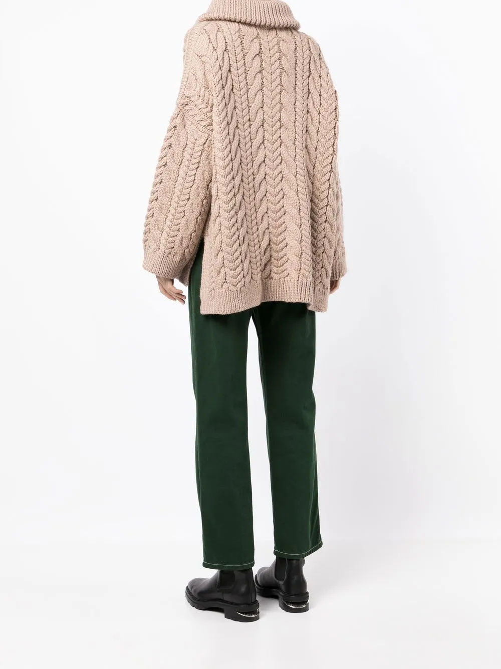 I Love Mr Mittens cable-knit zip-up Wool Jumper - Farfetch