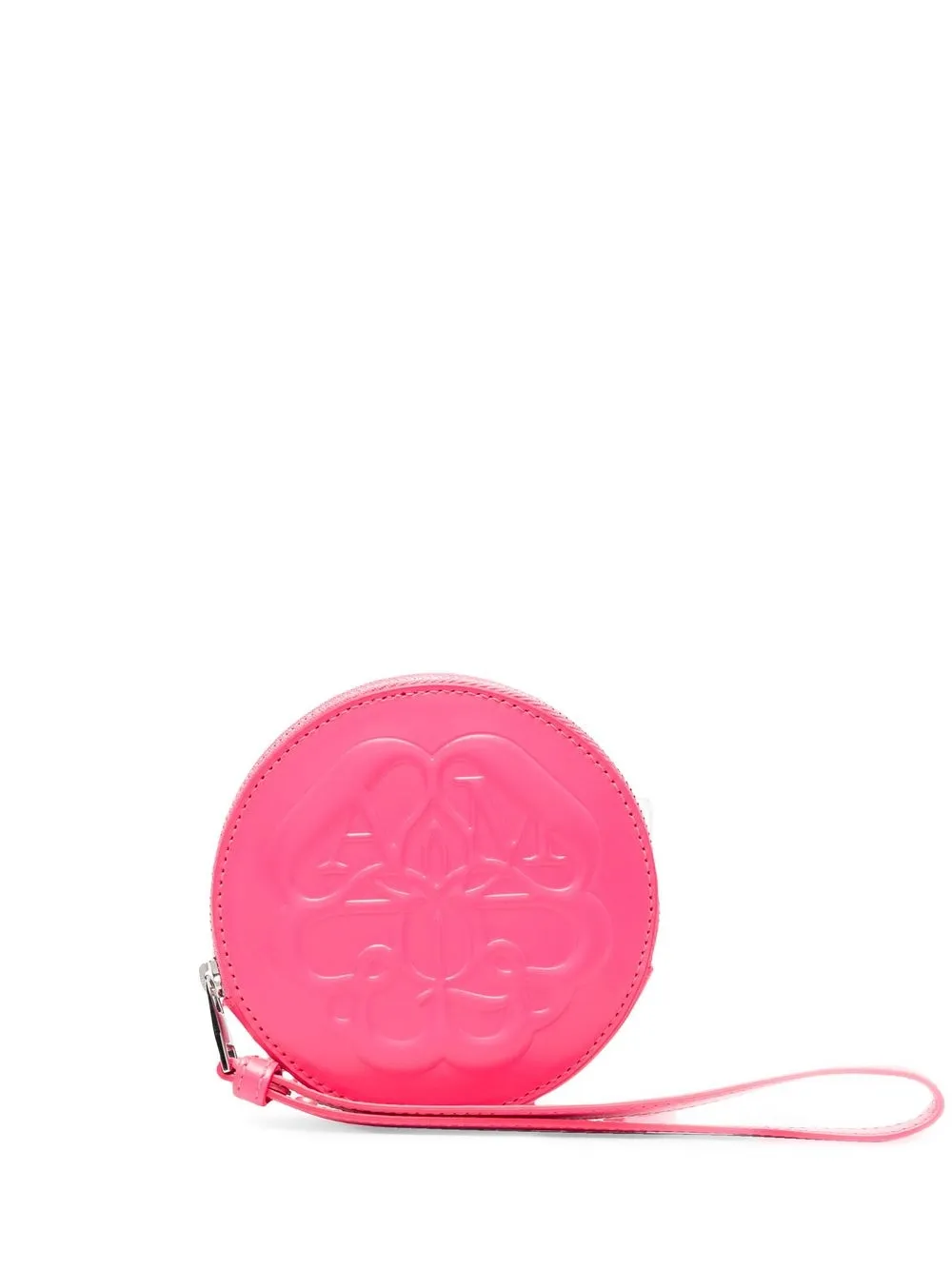 

Alexander McQueen Curve zipped coin purse - Pink