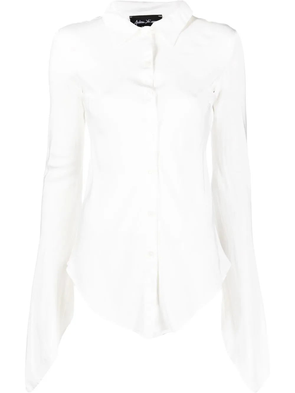 

Andrea Ya'aqov extra long-sleeved shirt - White