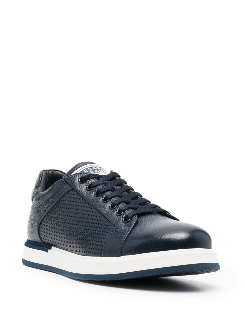 Casadei Geperforeerde sneakers - Blauw