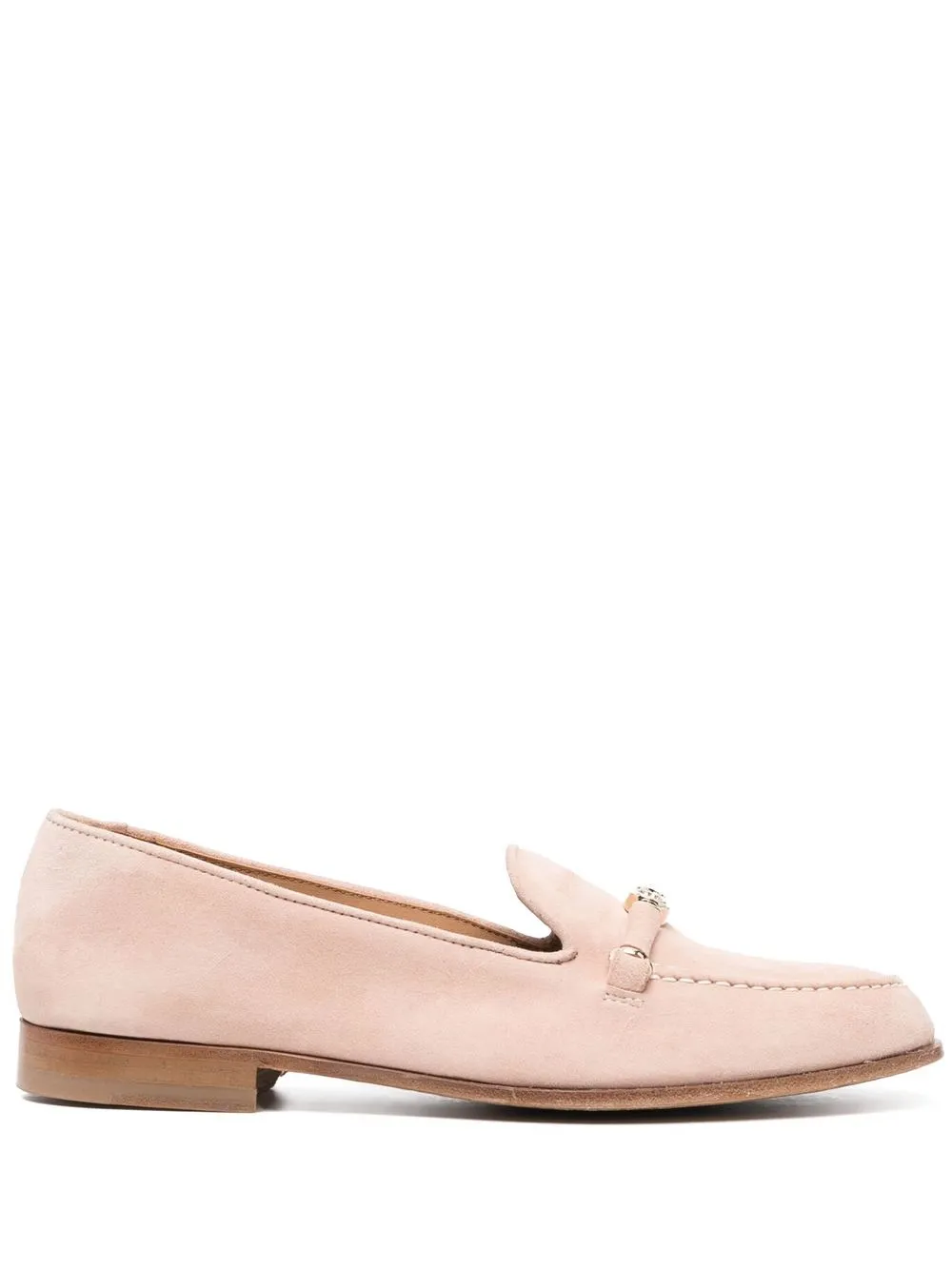 

Casadei logo-plaque 20mm loafers - Pink